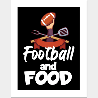 Football and food Posters and Art